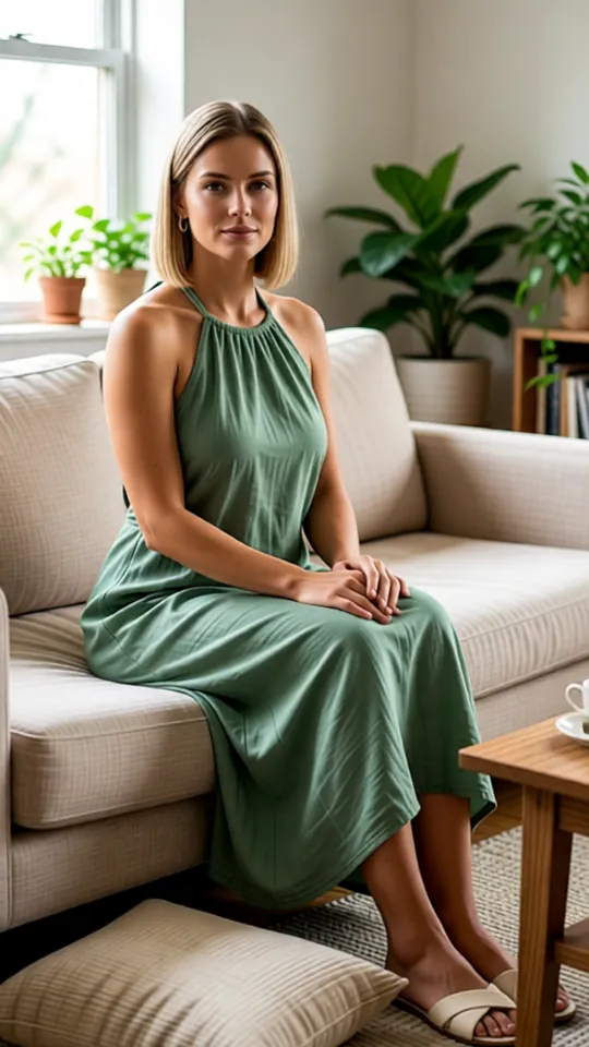 Lena, Salon